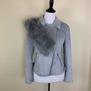 Designer Jacket/Blazer with removable fur collar